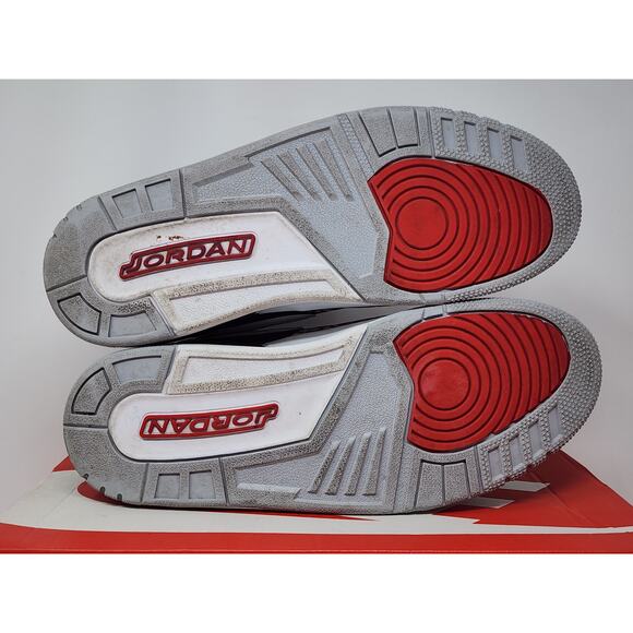 Jordan Legacy 312 BLACK WHITE AV3922-001 Size 11 WORN - Picture 7 of 8